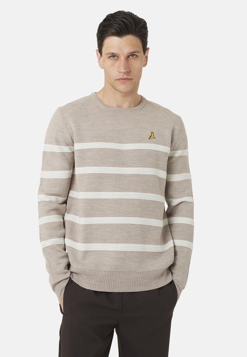 Brave Soul Outdoortrui Acryl Mannen Taupe