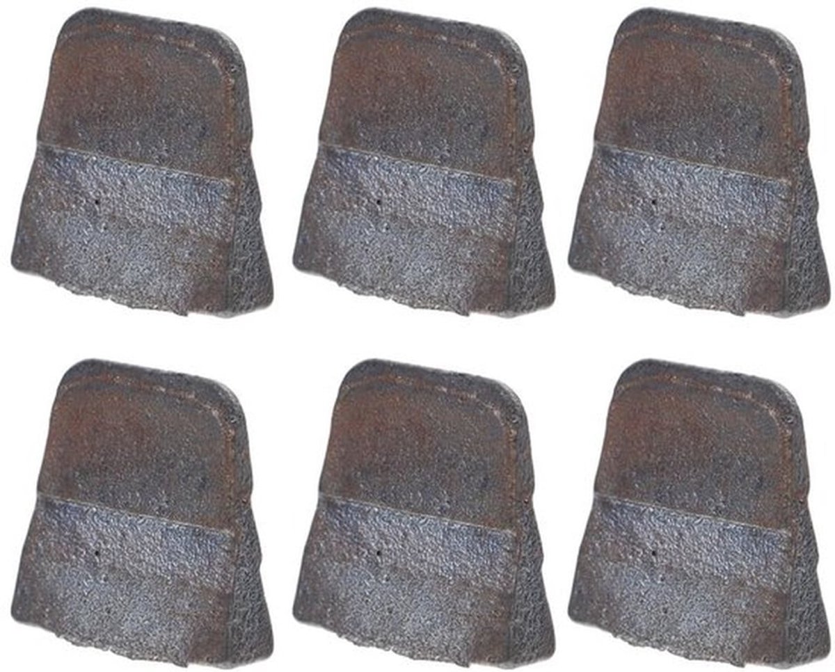 Kloofwig - 6 Stuks - Reservewig voor Hamer - Metalen Wig - Gereedschapsondersteuning - Geschikt voor Landbouw/Bouw