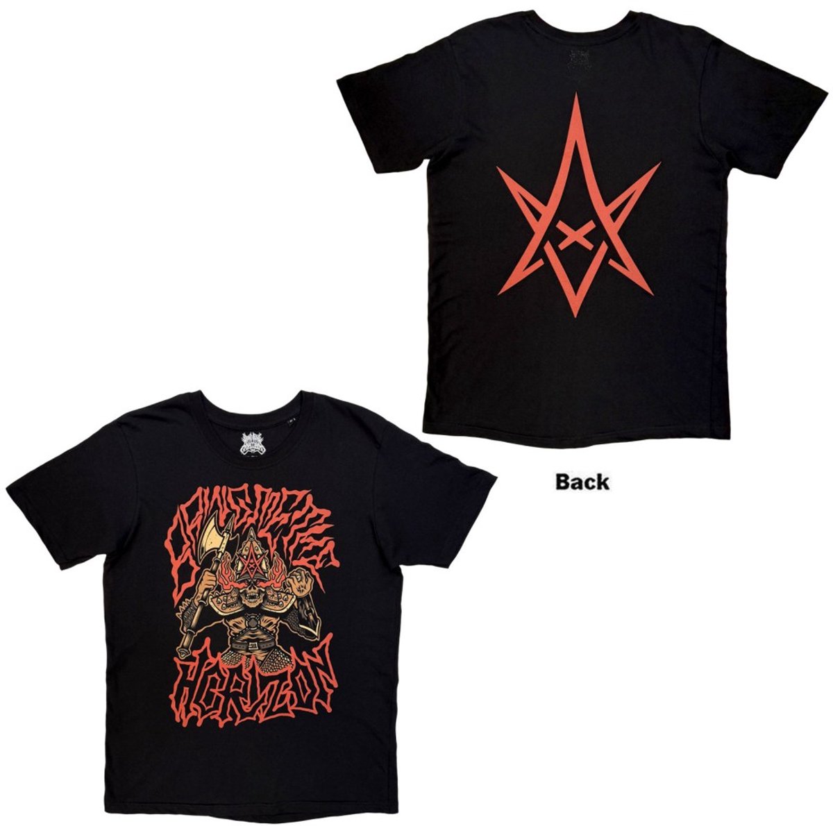 Bring Me The Horizon - Warrior Heren Tshirt - M - Zwart