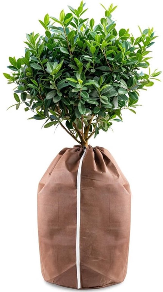 Hydrogarden Plantenpot, vorstbescherming, potisolatiebeschermer voor planten met drainageopeningen, winterbeschermingszak, 50 x 80 cm