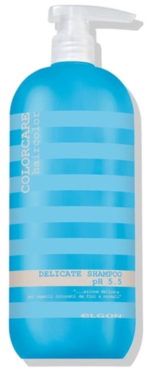Elgon 836655 Colorcare Delicate Shampoo pH 5.5 1000 ml - Shampoo - Kleurenbeschermend - Voor Gevoelig Haar En Hoofdhuid - Zonder SLS