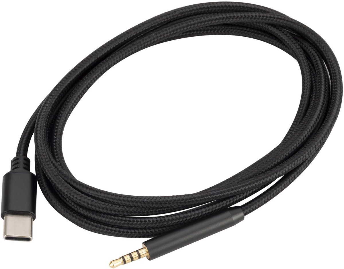 Solidchoice - USB-C naar 2.5mm Stereo Audio Kabel voor Hoofdtelefoons