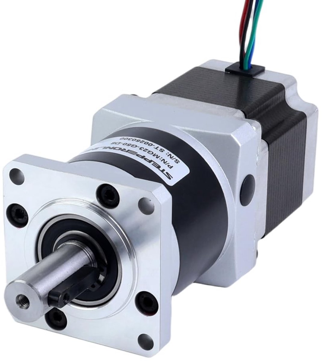 Solidchoice - Nema 23 Stappenmotor met 50:1 Reductieverhouding