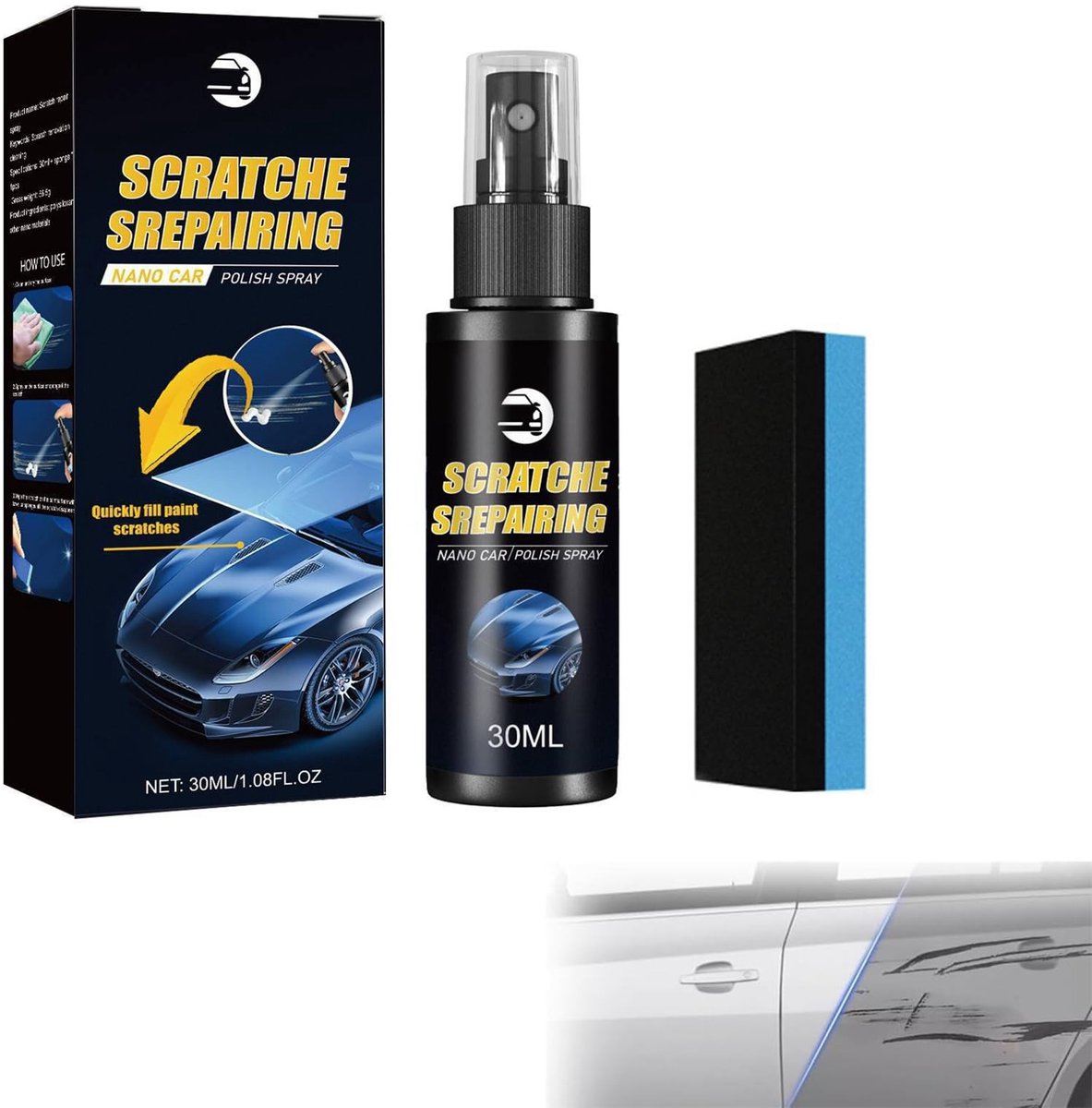 Solidchoice - Nano Spray voor Auto Krassen en Poetsen