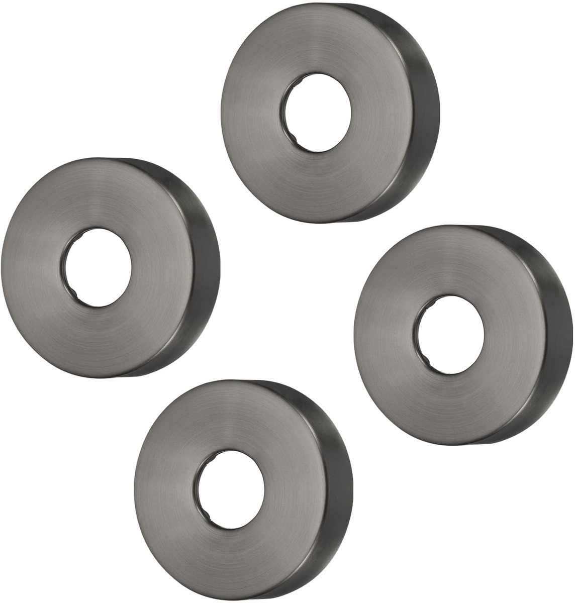 Solidchoice - Set van 4 Roestvrijstalen Doucheflenzen 80 mm voor Waterslang