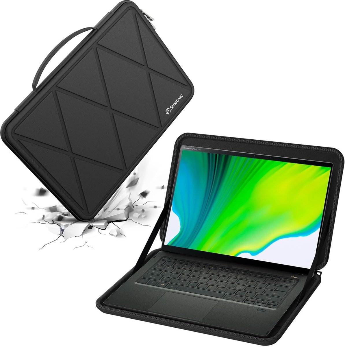 Solidchoice - Harde Laptophoes voor 14 inch met Zware Bescherming
