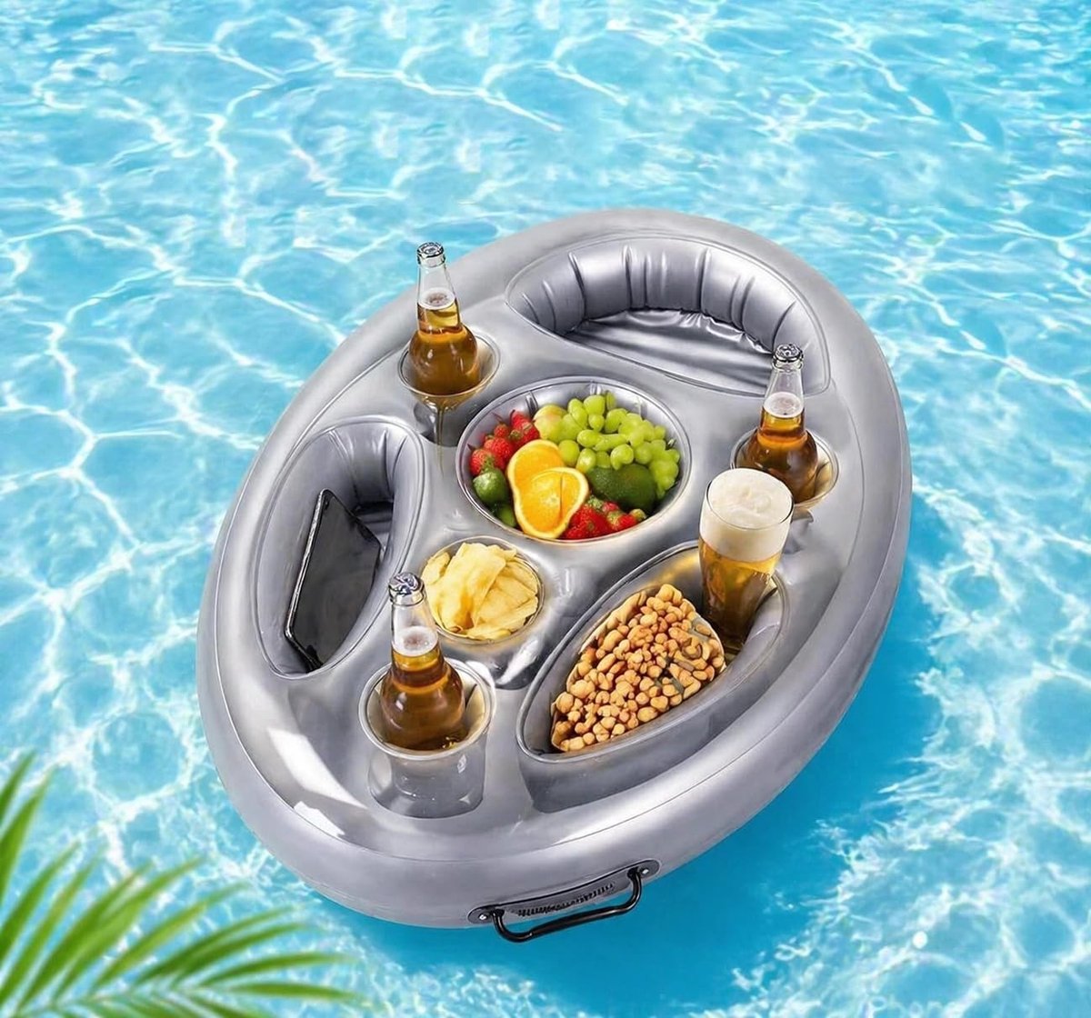 Solidchoice - 2-in-1 Drijvende Cupholder voor Snacks en Dranken