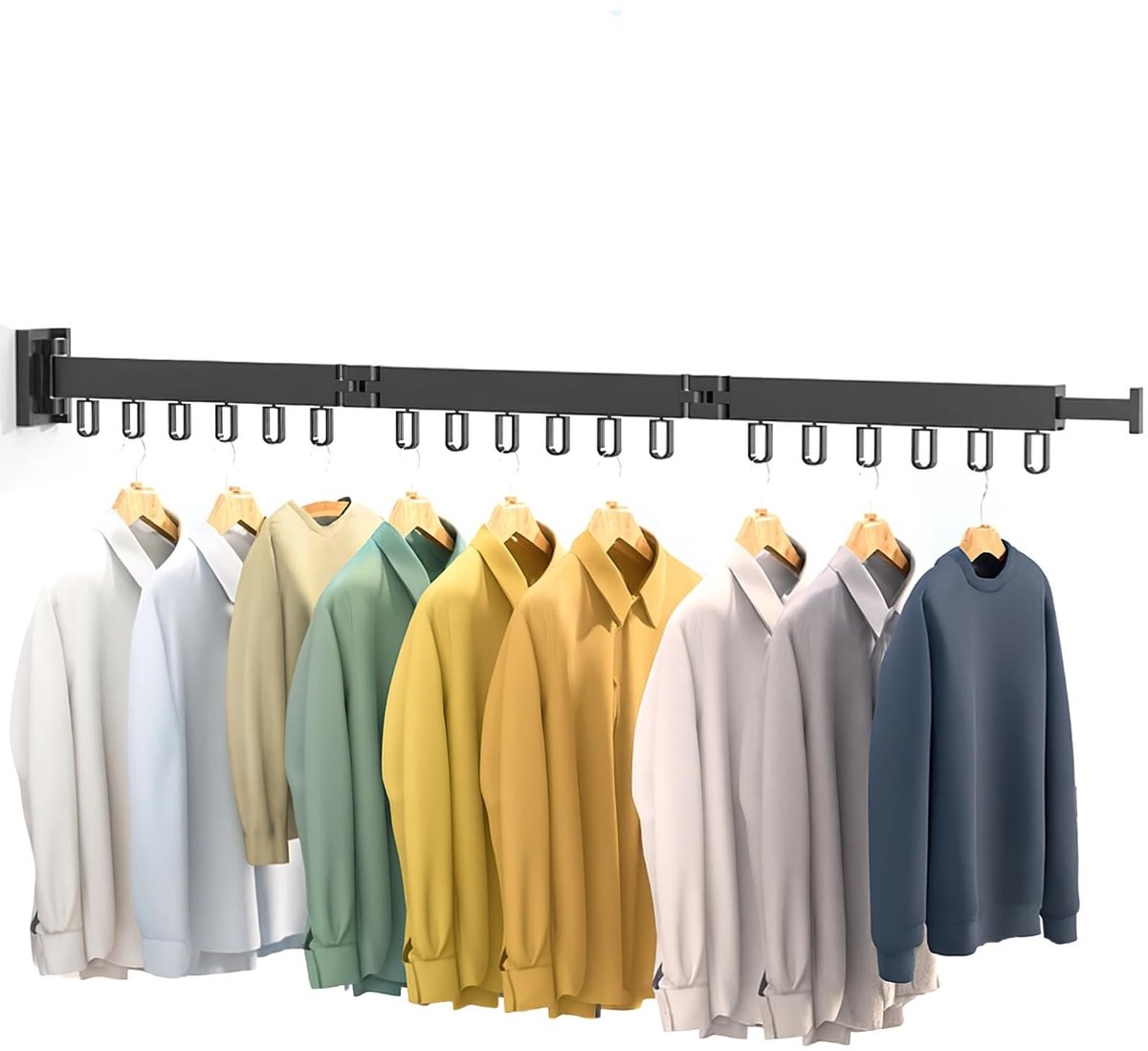 Solidchoice - Kledingdroogrek voor Binnen en Buiten