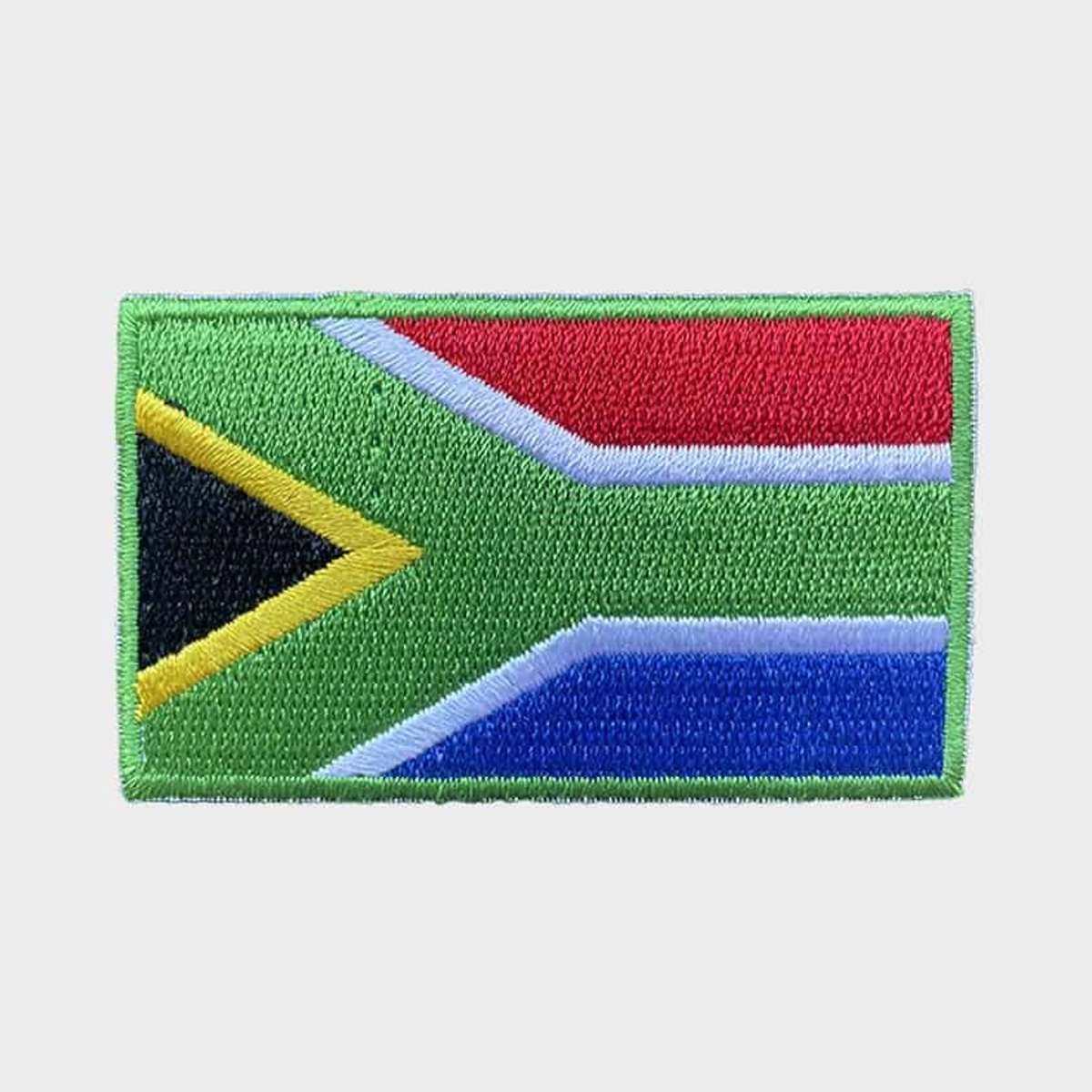 Patchy® – Zuid-Afrikaanse vlag Strijk Embleem Patch 6.5 x 4 cm