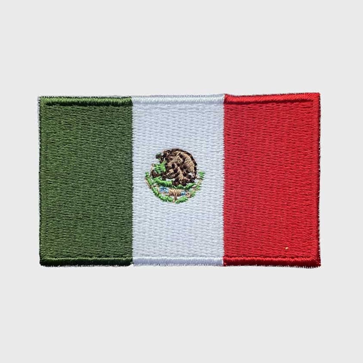 Patchy® – Mexicaanse vlag Strijk Embleem Patch 6.5 x 4 cm