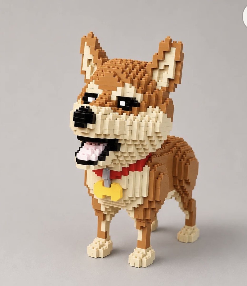 Shiba Inu - Bouwset - Marac - Mini blokjes - Huisdier - Hond - 8836