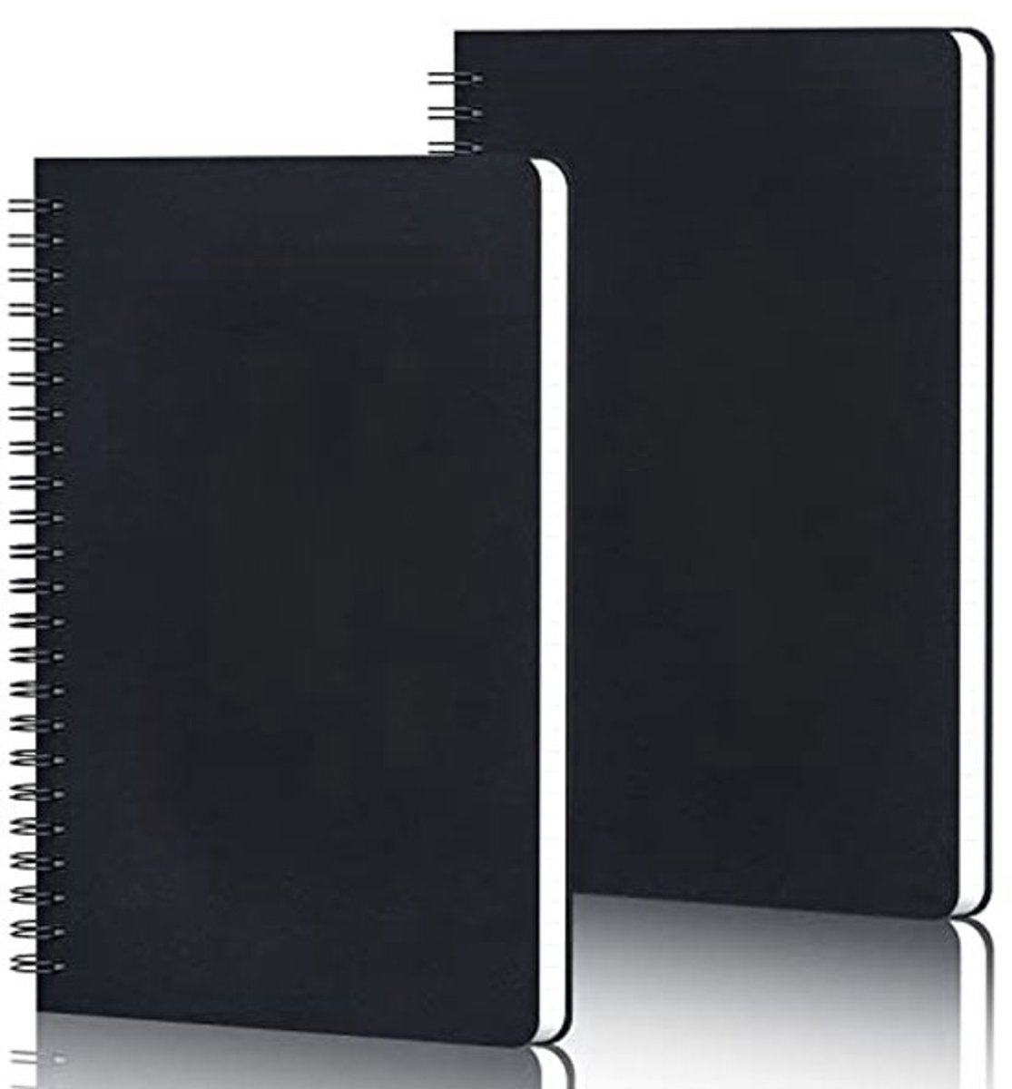 Notitieboek A5 Geblokt - 2 Stuks Spiraal Notitieboekjes - Perfect voor Creatieve en Organisatorische Behoeften