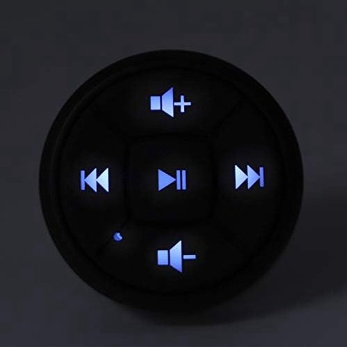 Auto Stuurwiel Bluetooth Media Afstandsbediening - Draagbaar - Draadloos - Telefoongesprekken - Muziek - GPS Controller - Geschikt voor Alle Merken - Zwart.