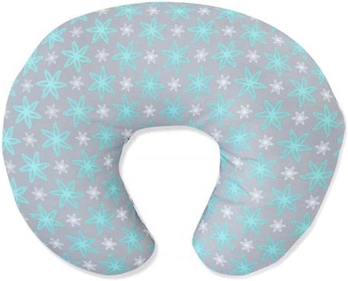 Babykussenhoes voor borstvoeding - Nieuwgeboren U-vormige borstvoedingskussenhoes - Elastische vervangbare kussenhoes - voor baby's - jongens en meisjes - 55x40 cm