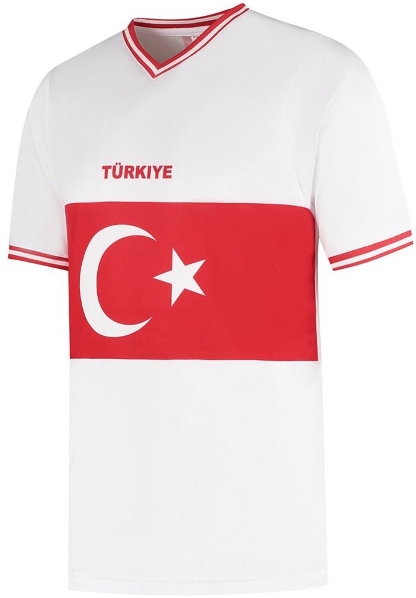 Turkije Voetbalshirt Thuis - Voetbalshirts Kinderen - Jongens en Meisjes - Sportshirts - Volwassenen - Heren en Dames - Maat 116
