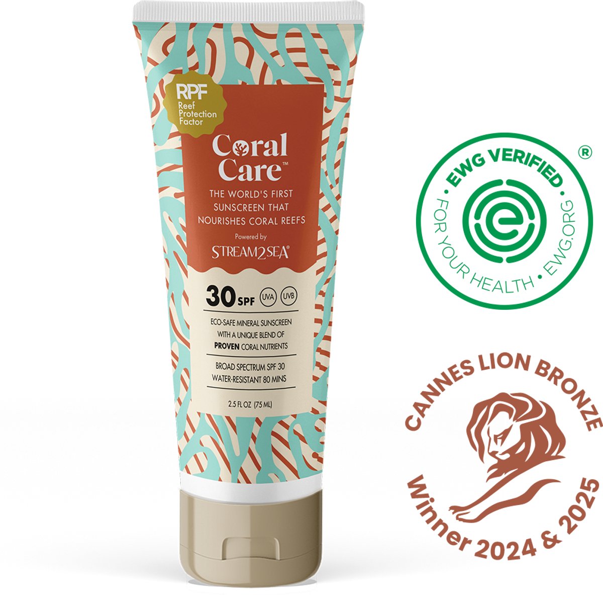 Stream2Sea Coral Care 75ml - SPF 30