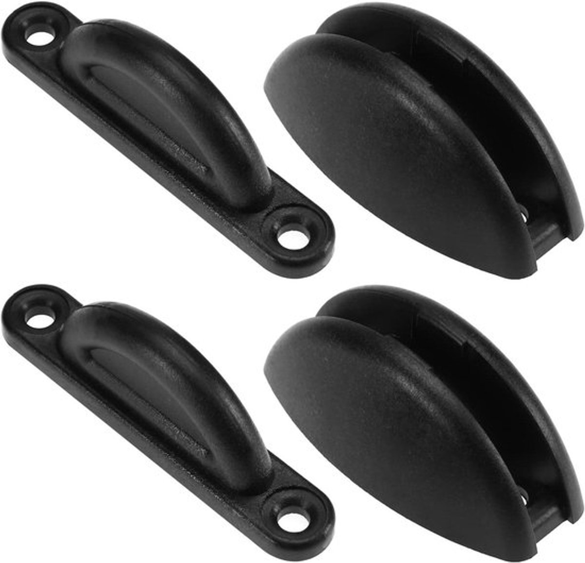 Deurstopper voor Caravan Deur - Retainer Behoud Vanghouder - Accessoires Camper Boot - Zwart