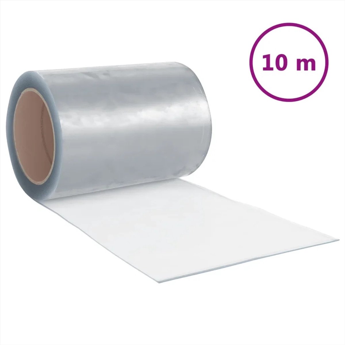 Lifero Deurgordijn - Transparant Gordijn PVC - Warmte-Isolatie -Tegen Lawaai en Vervuiling - Stripgordijn - Plastic Deurstrips