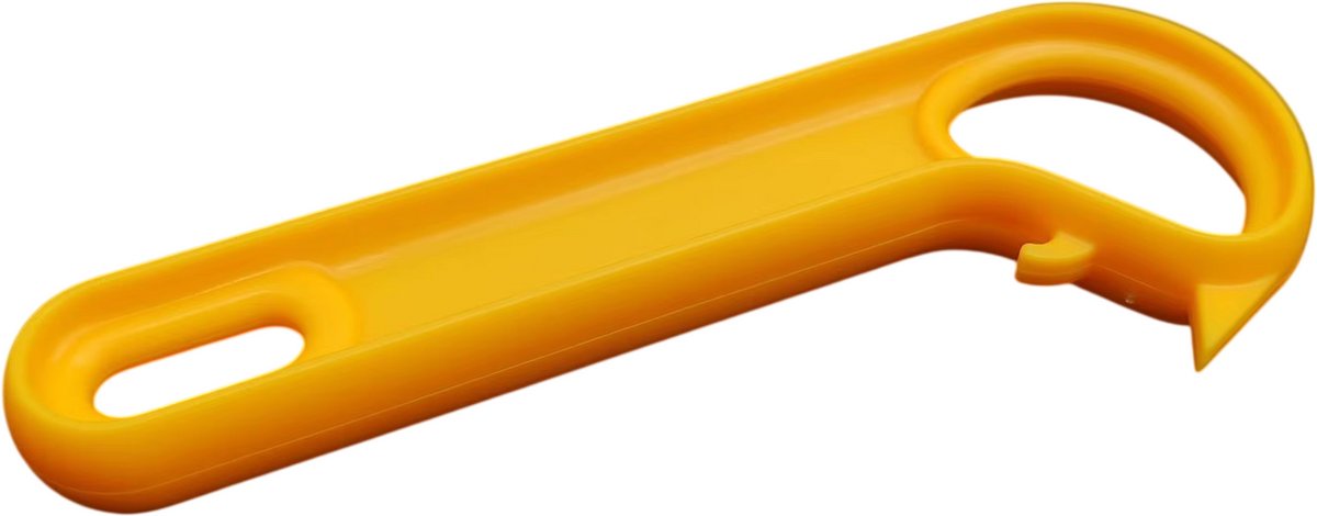 Blikopener voor Treklipjes – Handige Blikjes Opener voor Veilig en Gemakkelijk Openen, Bescherming voor Vingers en Nagels - Geel