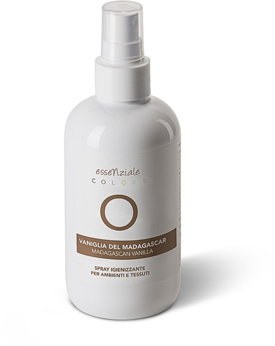 Textielspray Vanille - 200 ml - Roomspray - Huisparfum - met Vanillebloemen & Vanillestokjes