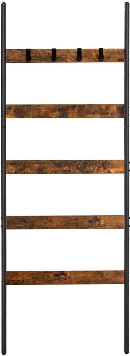 uJOY Ladderrek - Decoratief Handdoekenrek - Stalen frame - Ideaal voor handdoeken in de badkamer of dekens en plaids in de woonkamer