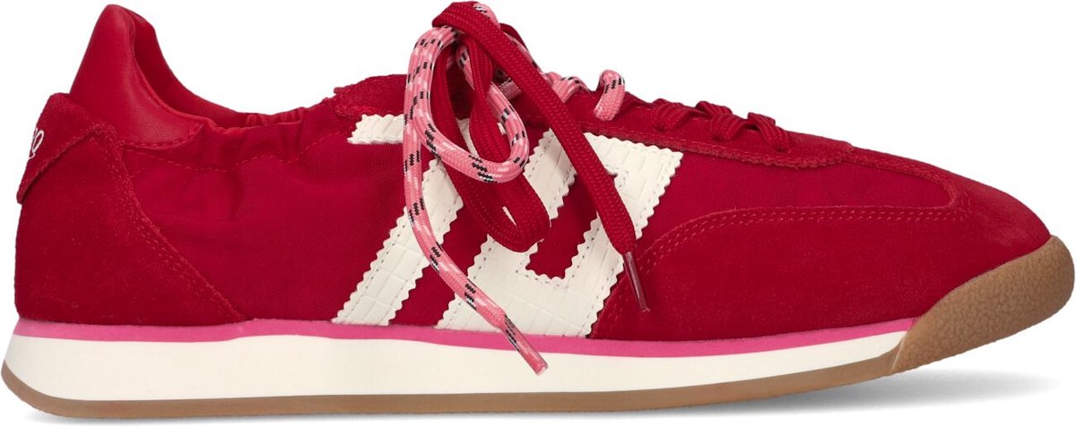BACK70 Rocket Sneakers - Textiel - Dames - Rood - Maat 41