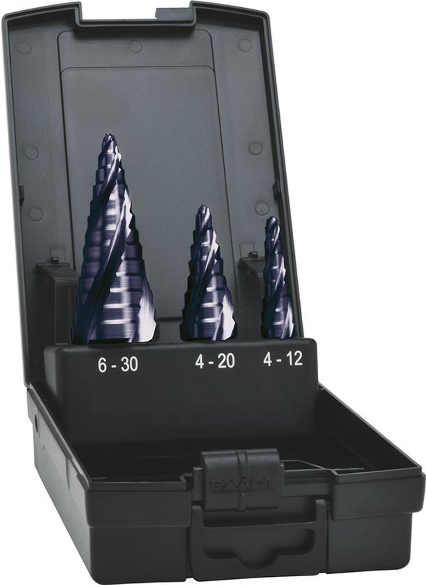 Exact 07064 Advanced LINE HSS TiAIN Getrapteboorset TiAIN 3 vlakken schacht 1 set(s)