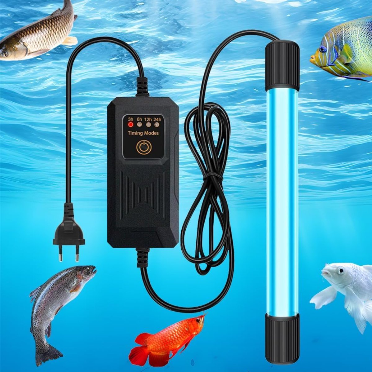 ZRNS® UV Lamp Vijver - UV-Sterilisatorlamp - Voor Aquarium en Zwembad - 11 W