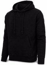 Hoodie Heren – Heren Trui met Capuchon – Sweater Heren – Zwart – L