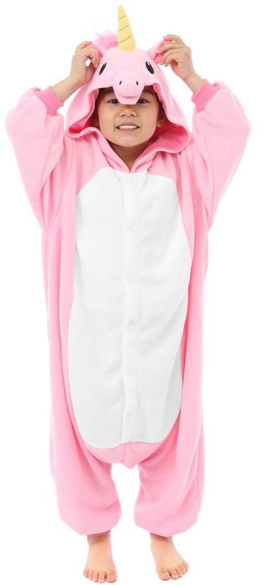 Eenhoorn Kigurumi Kinderkostuum Roze
