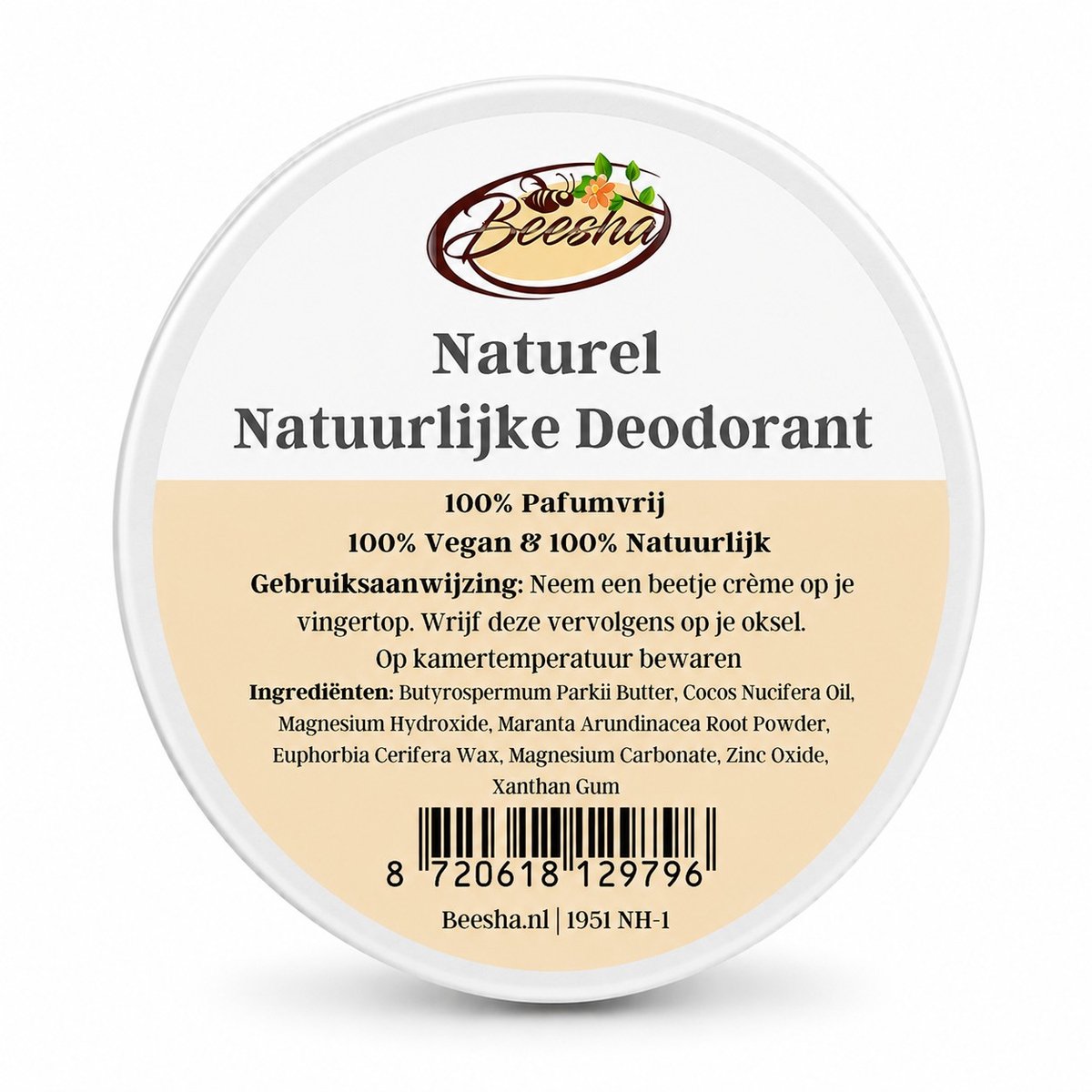 Beesha - Natuurlijke Deodorant Naturel