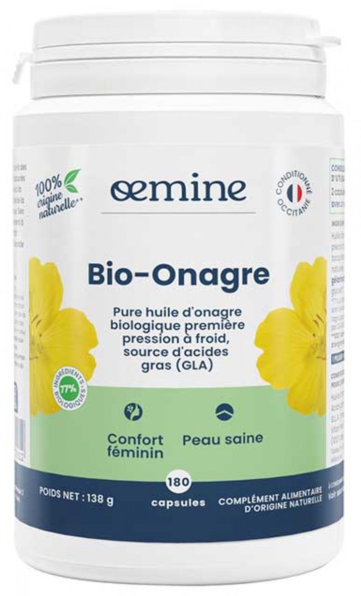Oemine Bio-Onagre 180 Capsules