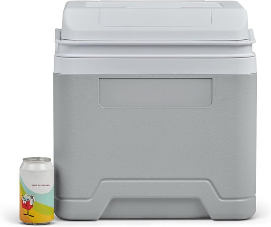 Ploutos® Koelbox Elektrisch 12v 230 Volt - Koelbox Dual Voltage –Draagbare Koelbox voor Reizen en Vakantie - Grijs - 45cm x 28cm x 32cm van Ploutos — afbeelding 3