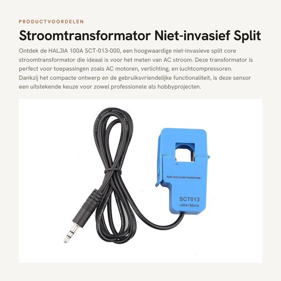 Dailygoods - Stroomtransformator - Niet-invasief - Split cor ... - cover