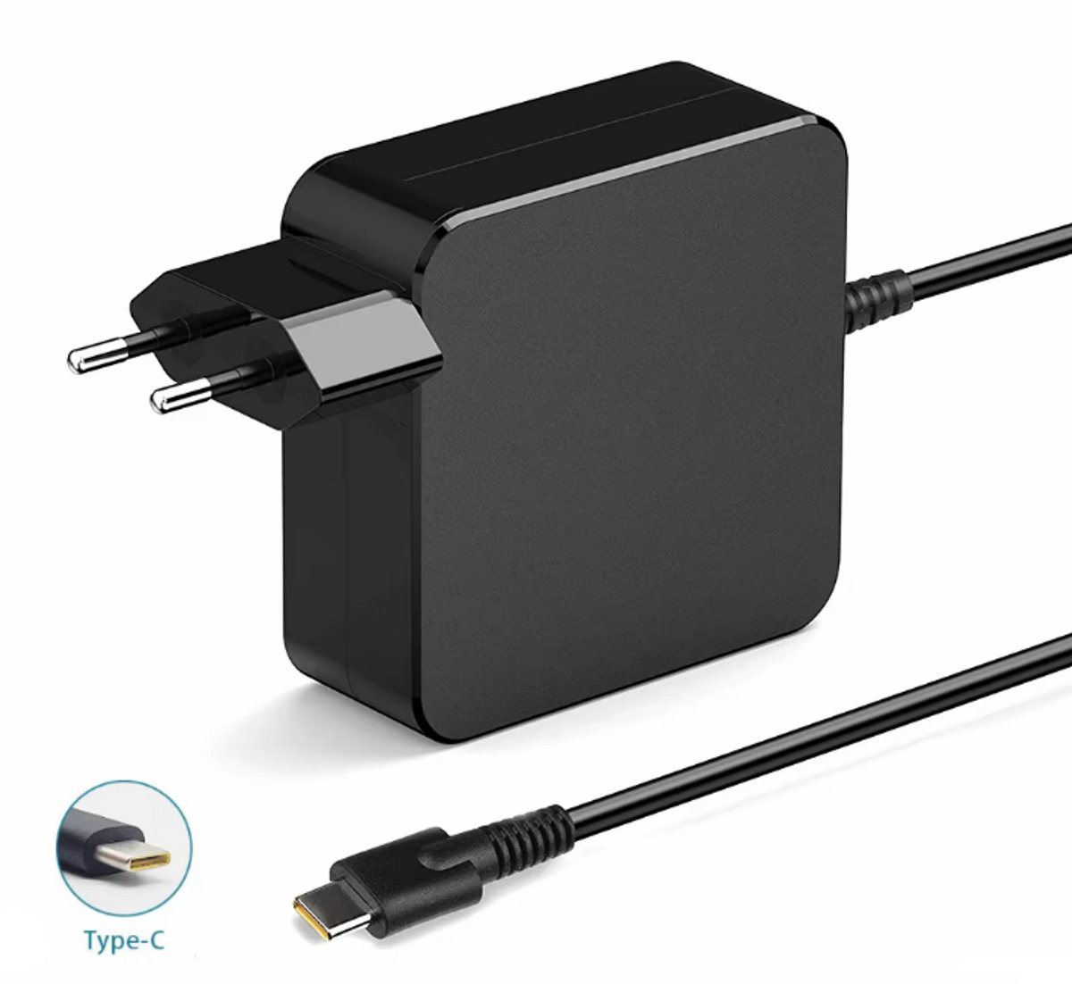 Image of Lenovo 65W USB-C Wandadapter – Oplader voor Lenovo Laptops en Chromebooks