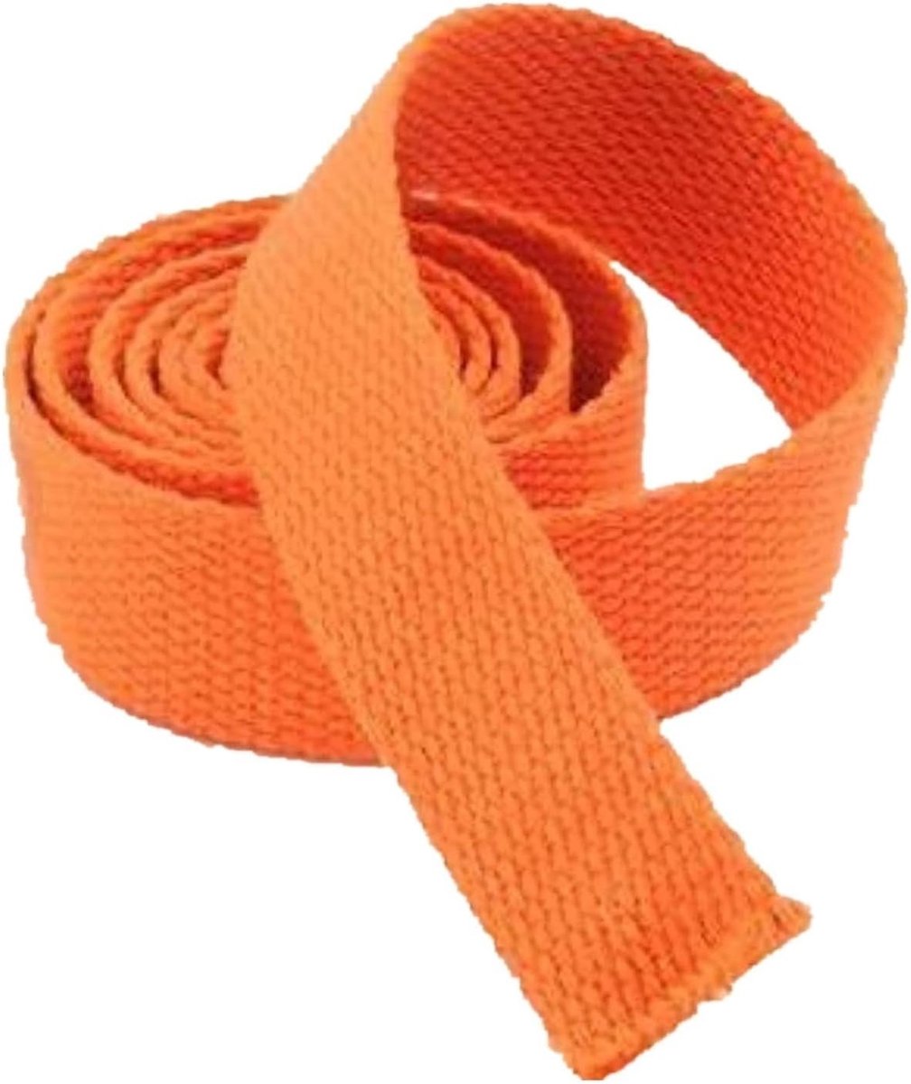 Webbing Band - Nylon Band - Tassen Maken - Sterke Katoenmix - 20MM Breed - Oranje