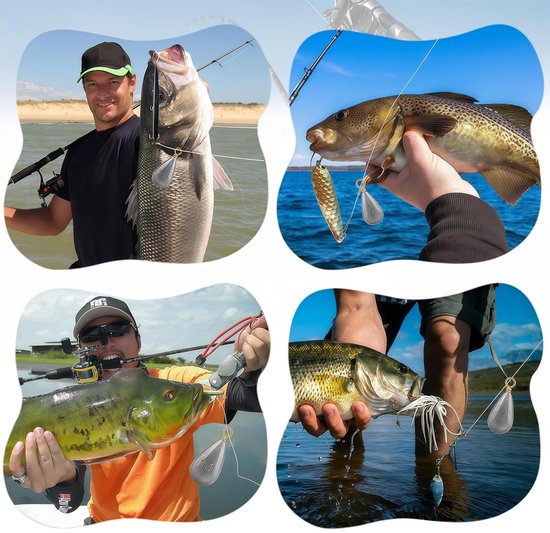 Angelset 25 Stuks - Swivel - Drop Shot Gewichten - Bass Casting Gewichten - Meervalvissen - Zout- en Zoetwater - Visgewichten — afbeelding 3