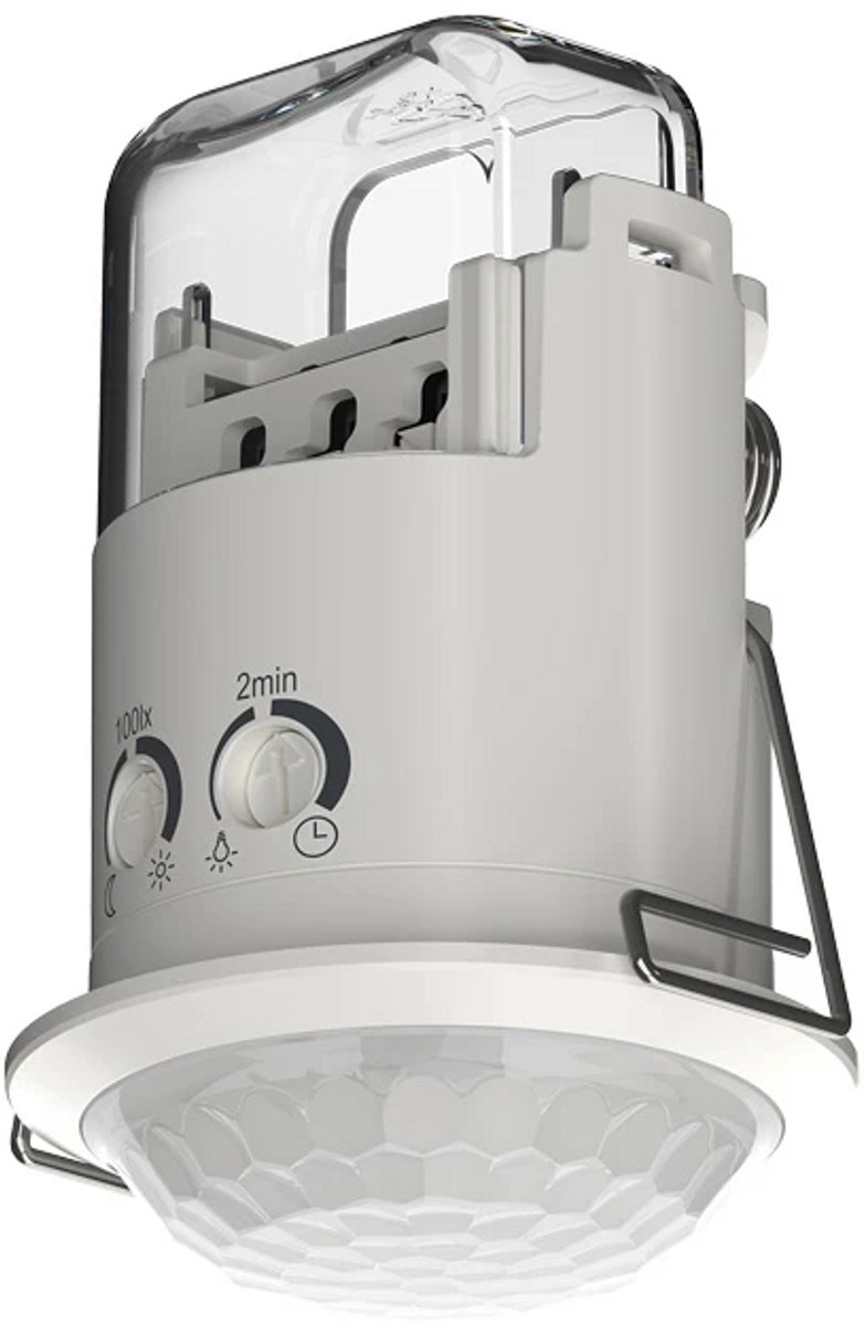 Grässlin Talis M bewegingsmelder PIR plafond inbouw 360° Ø6m 360 E Mini zwart (G18.06.0032.1)