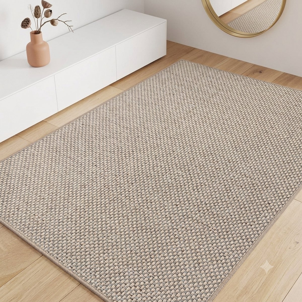 Maison Elara Deurmat Binnen 60x90 cm - Absorberend Wasbaar Vuilvangmat - Antislip Dunne Entreekleed voor Voordeur, Achterdeur, Entree - Beige