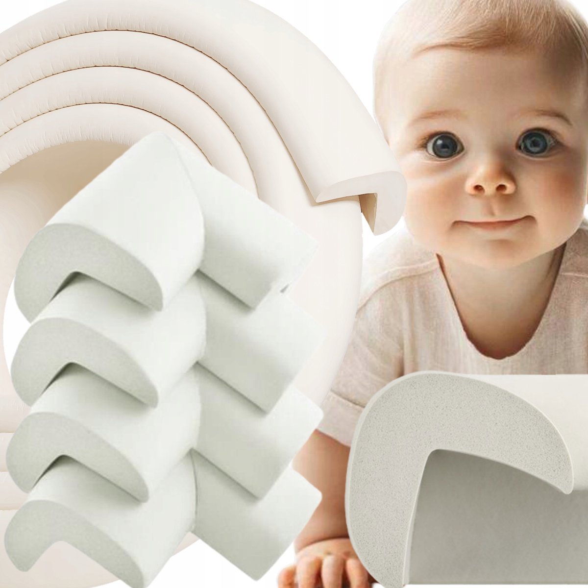 Met Schuimrubber Beschermtape & Hoekbeschermers voor kinderen