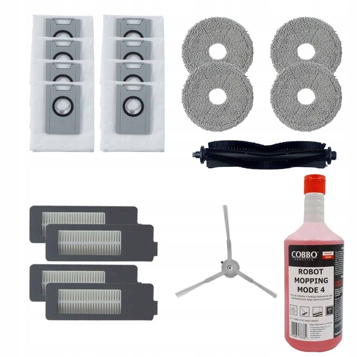 2 Jaar Onderhoudsset COBBO PRO 28 3D ULTRA Robotstofzuiger Accessoires