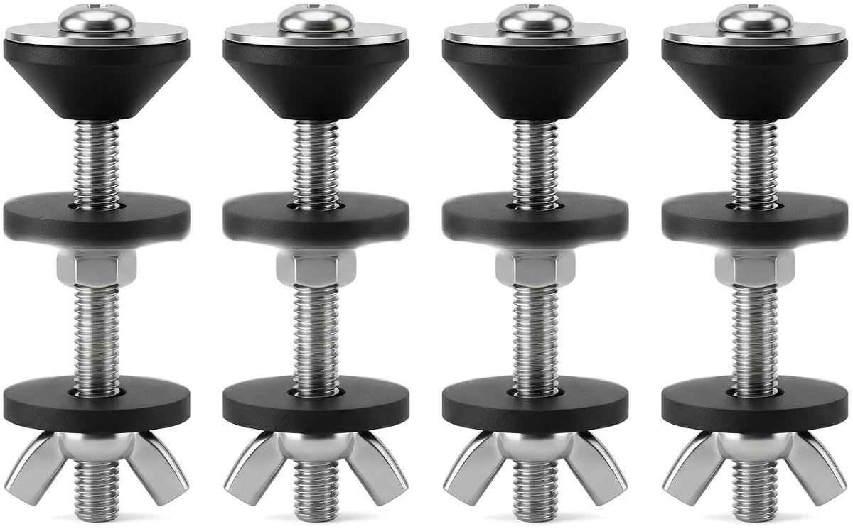 Reservoirbouten schroef set - roestvrijstalen bouten - vervangingsset voor toiletreservoir - betrouwbare reparatie - ShopVlot