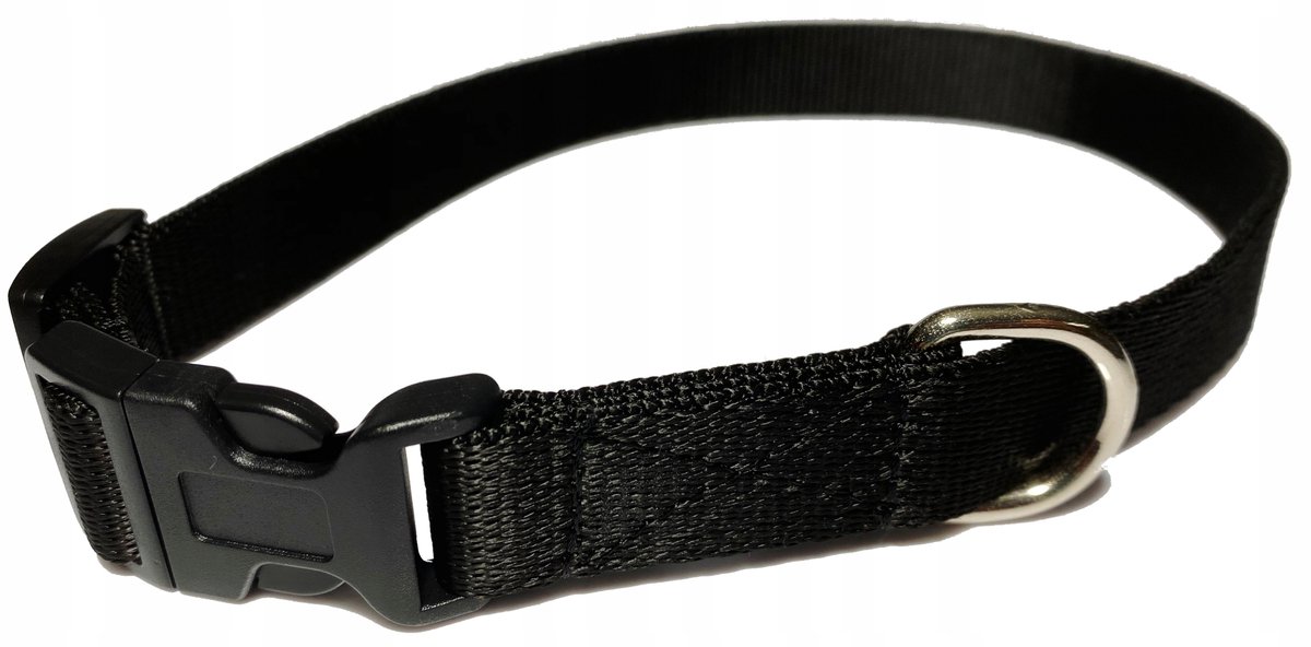 Verstelbare Hondenlijn 120-200cm, 20mm Breed, Zwart