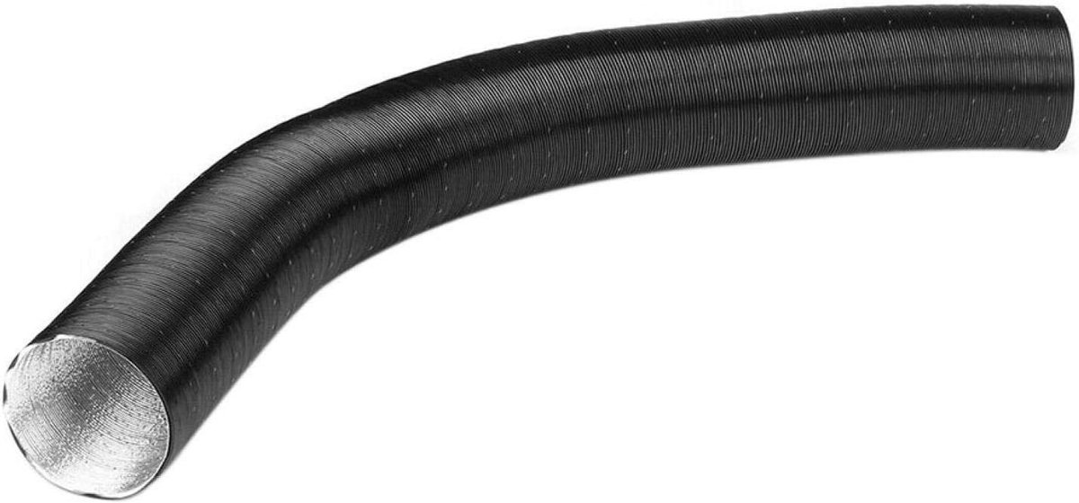 Heater Duct Hose 60mm - Aluminium folie - Verlengbaar tot 800mm - Ideaal voor luchtinlaat - ShopVlot