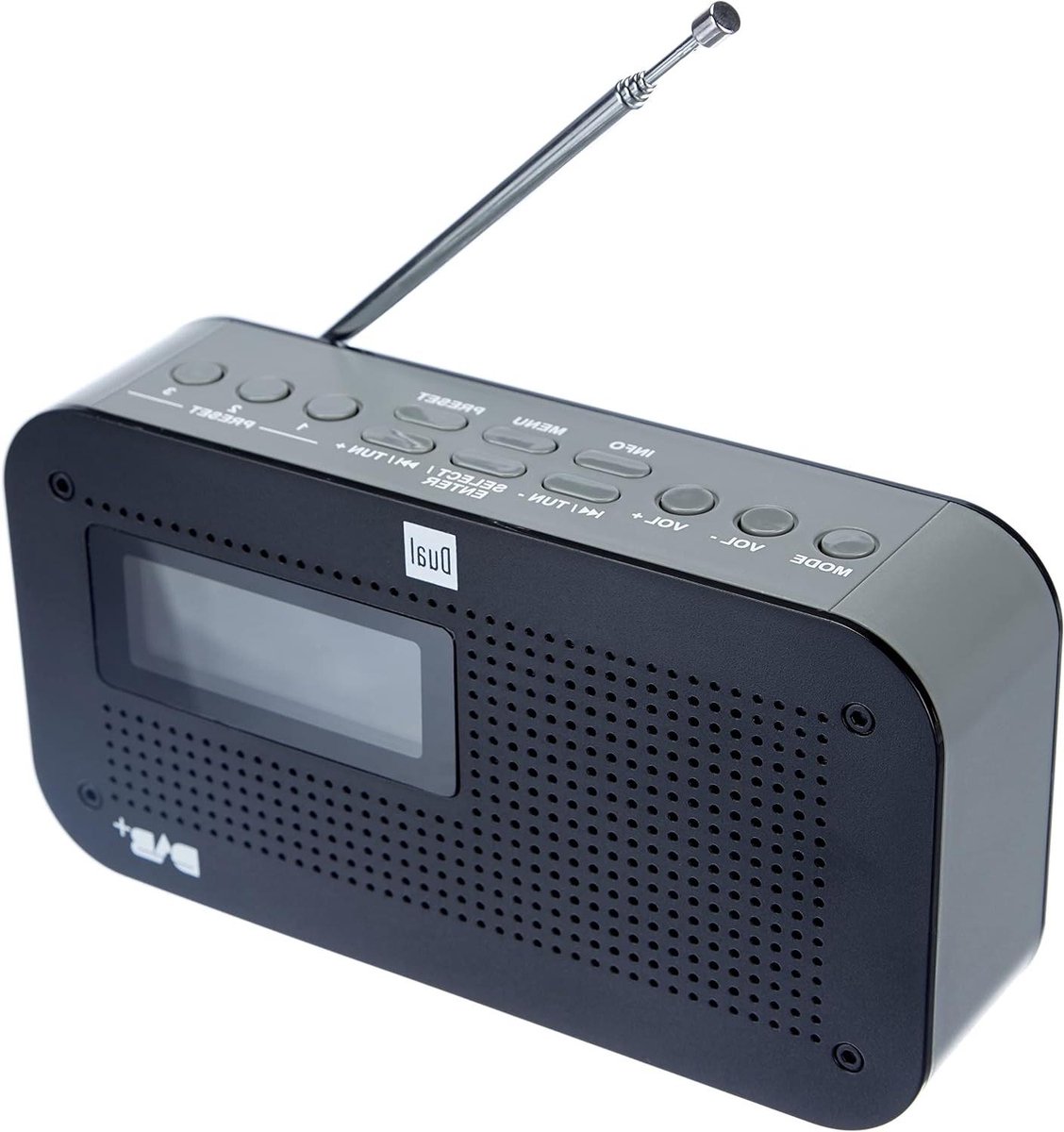 Draagbare Digitale Radio - DAB+ Radio - Muziek Luisteren - Automatische Zenderzoekfunctie - 0.4 Kilogram - Zwart