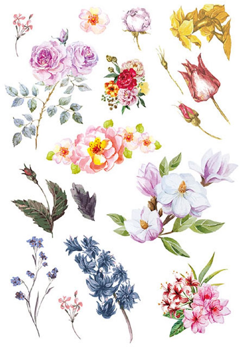 Tijdelijke tattoo bloemen enkel 3 dagen