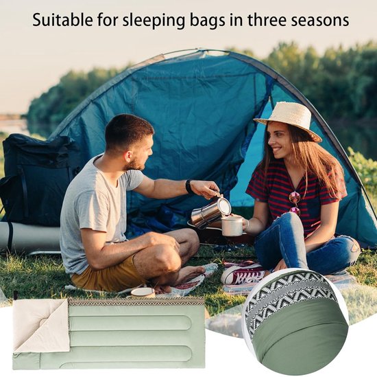 Camping Slaapzak - Lichtgewicht Slaapzak - Buiten Kamperen - Weerbestendige Reisslaapzak - 190 x 75 cm - Niet gespecificeerd van Camping — afbeelding 5