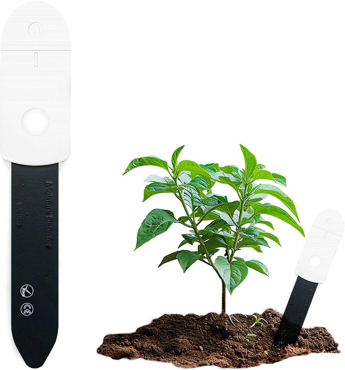 Grondvochtmeter - Capacitive Sensor - Temperatuur- en vochtmeting - Gezonde planten verzorgen - SnelShoppen