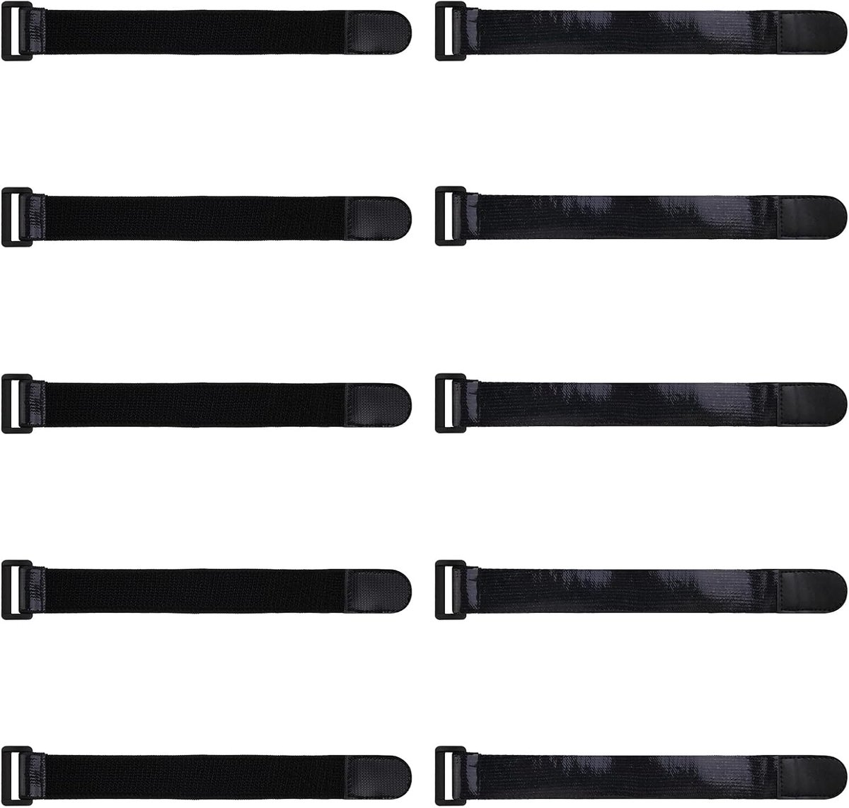 Velcro Straps 23 x 3 cm - Pack van 10 - Elastische sluiting - Ideaal voor kabels en slangen - ShopVlot
