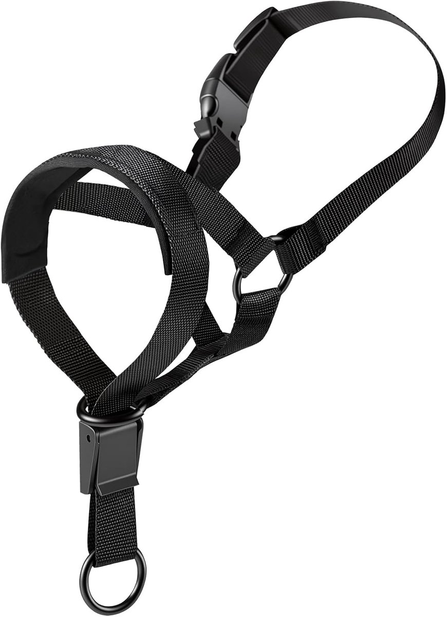 Hondentuig met Verstelbare Kinclip - Zacht Gevoerd - Comfortabele Pasvorm voor Ontspannen Wandeling - ShopVlot